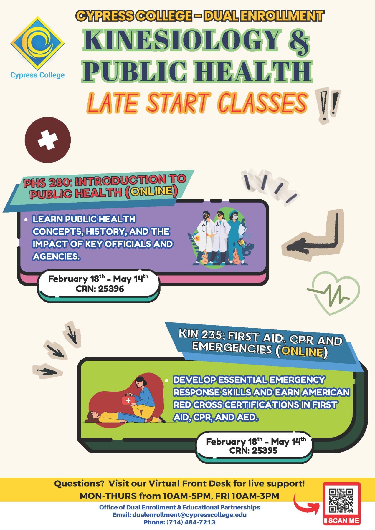 KIN and PHS Late Start Flier 